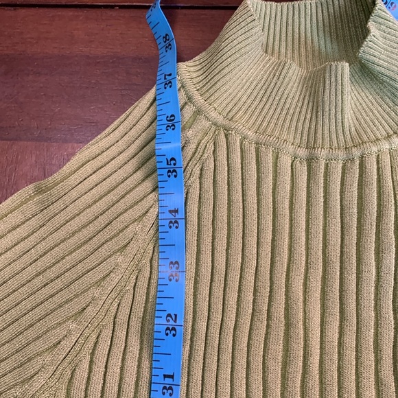 NWT JACQUEMUS LA ROBE PIGOLO RIB KNIT DRESS | APPLE GREEN - Picture 9 of 10